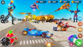 Oil Tanker Robot Transform War - Screenshot 2