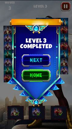 Shazam Movie: Match 3 Puzzle - Screenshot 4