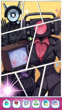 TV Woman Skibd Toilet Coloring - Screenshot 4