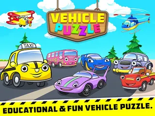 Vehicles Puzzles For Kids - Screenshot 3