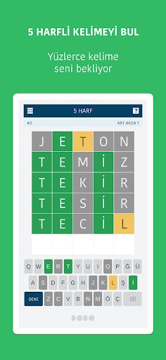 5 Harfli Bulmaca - Screenshot 2