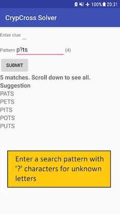 CrypCross Solver - Screenshot 1