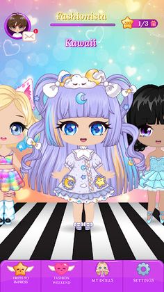 Chibi Dress Up Beauty Salon - Screenshot 1