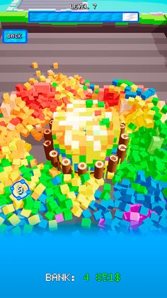Cube Mess: Demolish pixel art - Screenshot 3