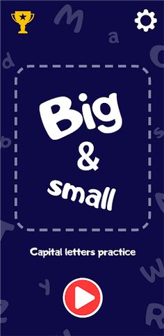 Big & Small. Capital letters - Screenshot 1