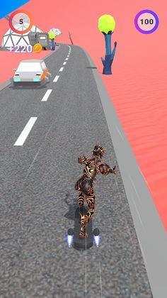 CyberRun Girl - Screenshot 4