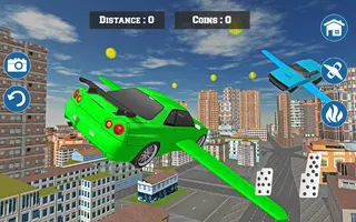 Futuristic Real Flying Car 3D - Screenshot 2