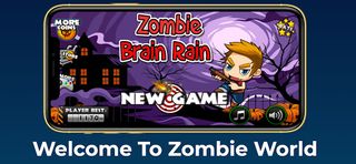 Zombie Brain Rain - Zombie Run - Screenshot 1