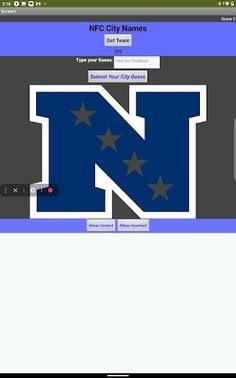 NFC Team Trivia - Screenshot 1