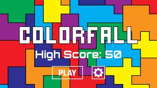COLORFALL: Rainbow Descent - Screenshot 1