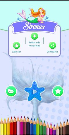 Mermaids to paint and color - Screenshot 1