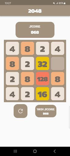 Famous 2048 Math Puzzle Game - Screenshot 1