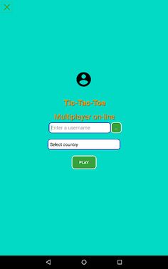 Tic Tac Toe Multiplayer online - Screenshot 1