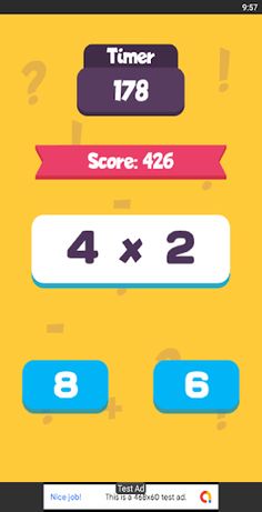 Math Quiz - Screenshot 3