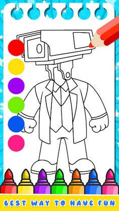 Skibidi Toilet Coloring Book - Screenshot 3