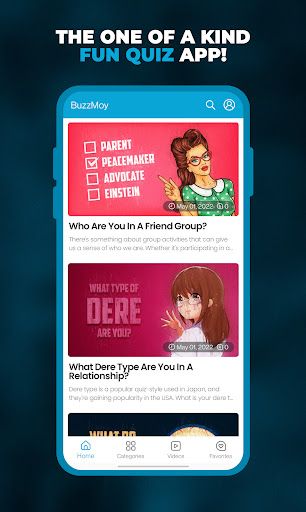 BuzzMoy - Personality Quizzes - Screenshot 3