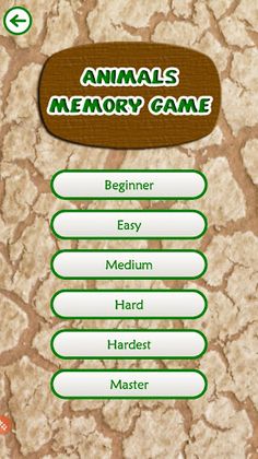 Animals Memory Game - Screenshot 2