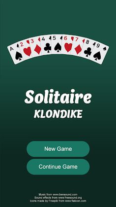 Solitaire Klondike - Screenshot 1