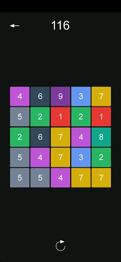 Equals 10 The Puzzle Game - Screenshot 2
