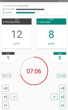 Basketball scoreboard - Screenshot 4