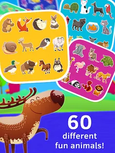 Wild Animals Puzzle for Babies - Screenshot 2