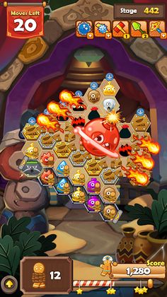 Monster Busters: Hexa Blast - Screenshot 1