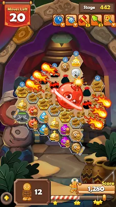 Monster Busters: Hexa Blast - Screenshot 1
