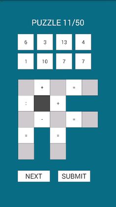Math Cross Puzzle - Screenshot 2