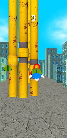 Fly Bird 3D - Screenshot 2