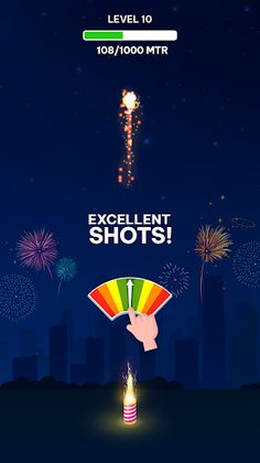 Diwali Rocket Up: Fireworks - Screenshot 2