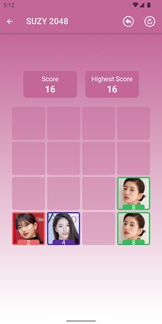 SUZY(수지) 2048 Game - Screenshot 3