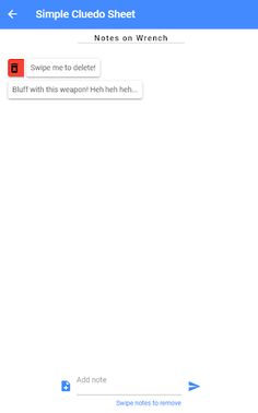 Simple Clue Sheet (Cluedo) - Screenshot 3