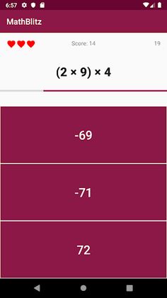 MathBlitz | Math Puzzles & Tim - Screenshot 1