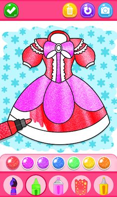 Drawing dress game for girls - Screenshot 2