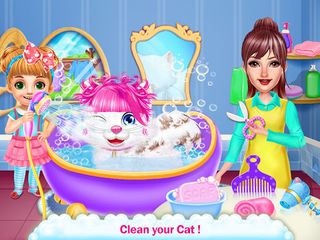 Mommy & baby washing clothes - Screenshot 3