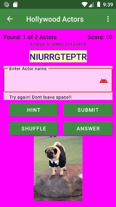 Jumbled Names Hollywood Actors - Screenshot 4