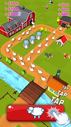 Tiny Sheep Tycoon - Idle Wool - Screenshot 1