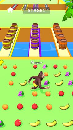 Gorilla Race! - Screenshot 1