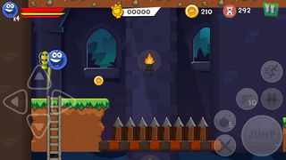 Blue Ball 8 Bounce Adventure - Screenshot 3