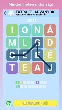 Új Szókereső magyarul szójáték - Screenshot 3