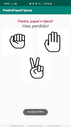 Piedra, Papel o Tijeras? - Screenshot 2