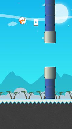 Flappy Chicken Funky - Screenshot 2
