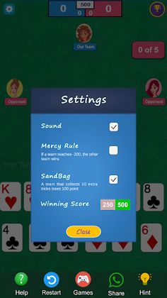 Spades Classic Card Game - Screenshot 4