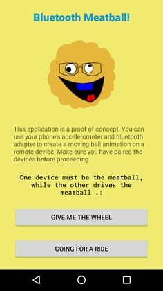 Bluetooth Meatball - Screenshot 1