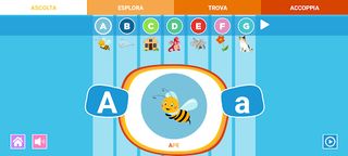 ABC Italian alphabet for kids - Screenshot 1