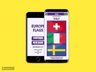 Europe Flags Quiz Game - Screenshot 1