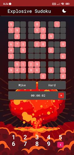 Explosive Sudoku - Screenshot 1