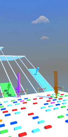 Bridge Dash: Build & Race - Screenshot 1