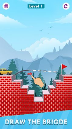 Draw The Bridge 3D - Screenshot 1
