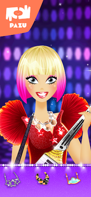 Makeup girls star dress up - Screenshot 4